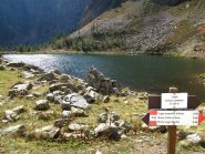 Lago d'Aver sottano e palina