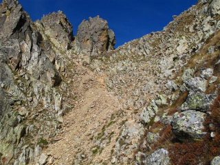 Colle d'Aver visto scendendo