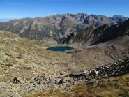 Il Lago d'Aver soprano e il vallone di salita