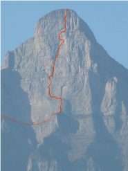 tracciato della via