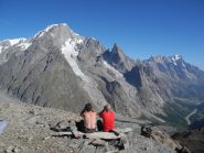 stupenda vista sul Monte Bianco
