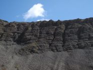 ripido tratto finale del col Chavanne che visto di fronte sembra molto ripido