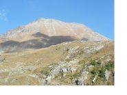 Il Refray visto dai pressi del Bivacco