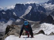 Mario verso l'Aiguille du Jardin