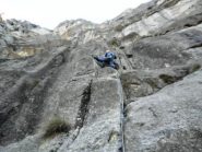 L2 6B+ impegnativo poco proteggibile occhio a non perdere la sosta sulla dx