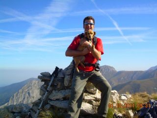 Con tata su Testa del Duca