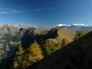 Cima d'Aver dai pressi della Longhede