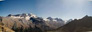 panorama dall'herbetet a punta fourà