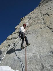 Discesa sulle placche Burgener