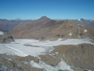 Quel che resta del ghiacciaio del Rocciamelone