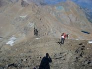 cresta finale vista dalla cima