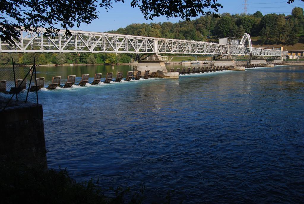 Lo sbarramento della Miorina sul fiume Ticino
