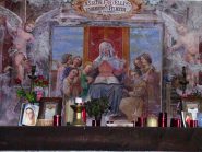 Affresco all'interno dell'Oratorio dei Sette Fratelli