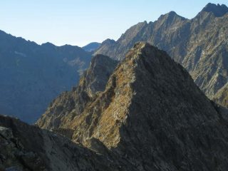 Caire Ciamberline e Punta Fenestrelle visti dalla vetta