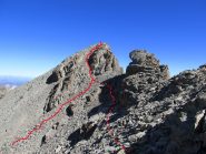 Percorso di salita della Michelis