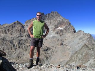 Su Punta Dante, dietro la normale del Viso