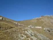arrivo al colle Panieris