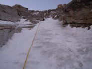 Verso il secondo nevaio