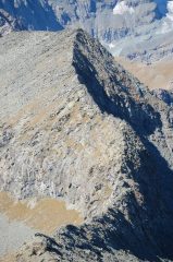 tutta la cresta dalla cima autour alla lucellina, vista dall'autour