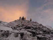 Salendo all'Island Peak