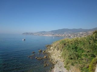 scorcio sul golfo di Sanremo