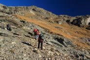 pendii detritici sopra il Plan des Cavales