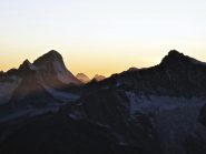 Tramonto verso la Dent Blanche