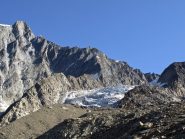 La cresta dalla fine della prima morena