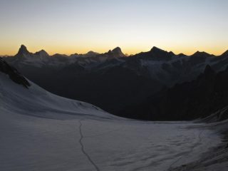 Tramonto dal bivacco