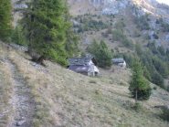 Arrivo alle baite Chiavannes