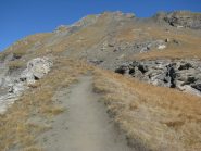 Salendo verso il Corno Bussola