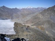 sulla cresta finale appena sotto la vetta...