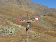 cartello indicatore nei pressi del Lago Leytà