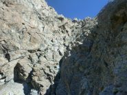 Canale finale (2870m circa) : visto dal basso