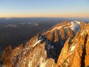 alba sulla cresta del Brouillard