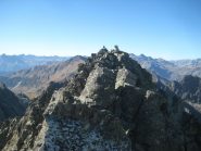punta con sfondo Salza e Mongioia