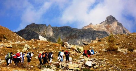 La cima salendo dalla Francia