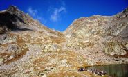 Il colle, cima est e cima ovest dal lago de fenestre