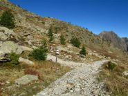 Bivio per i laghi e il colle