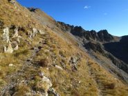 Dal sentiero il vallone della Seccia