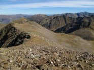 Costone di discesa, su traccia, alla spalla e alla casermetta