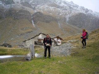 l'arrivo a Leviona  inferiore..
