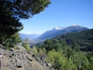 panorama verso Aosta e l'Emilius..