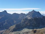 Dalla vetta verso Brec e Aiguille di Chambeyron
