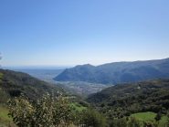 panorama sulla bassa valle