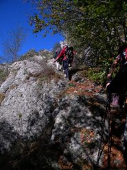 Salendo al Passo delle Caranche