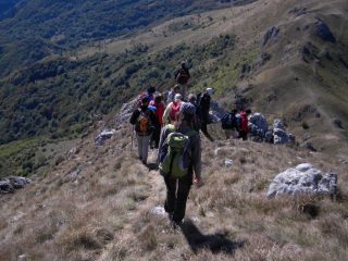 Scendendo al Colle del Prione
