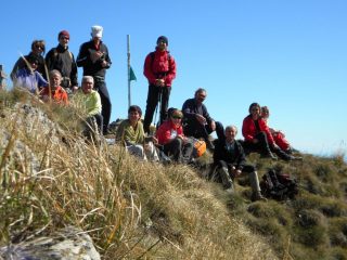 Gruppo in vetta