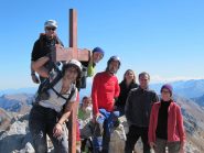 Gruppo al completo in cima