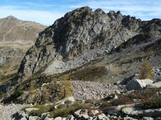 Sulla via del ritorno, verso il Colle Saboulè